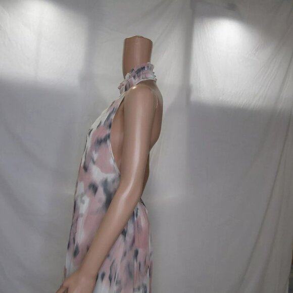 NEW MAEVE ANTHROPOLOGIE Womens The Somerset Chiffon Maxi Dress Halter - Picture 6 of 14